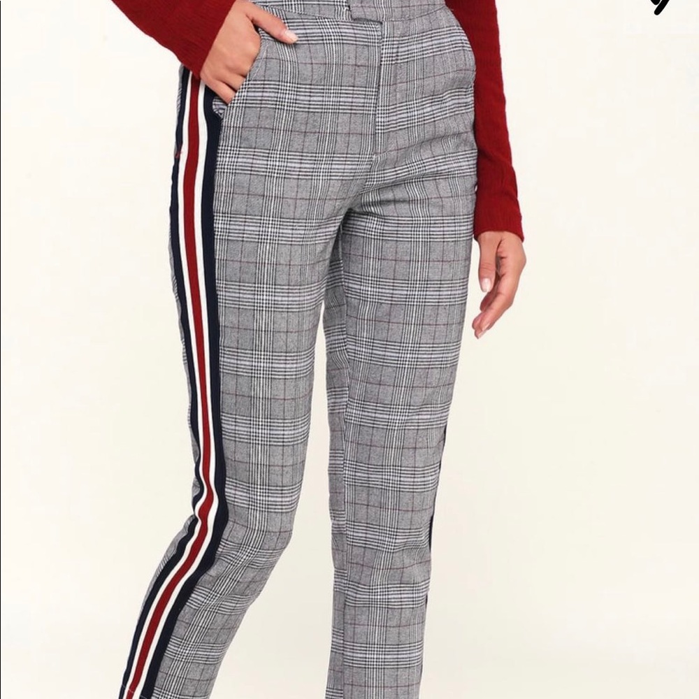 Treasure and Bond plaid trousers